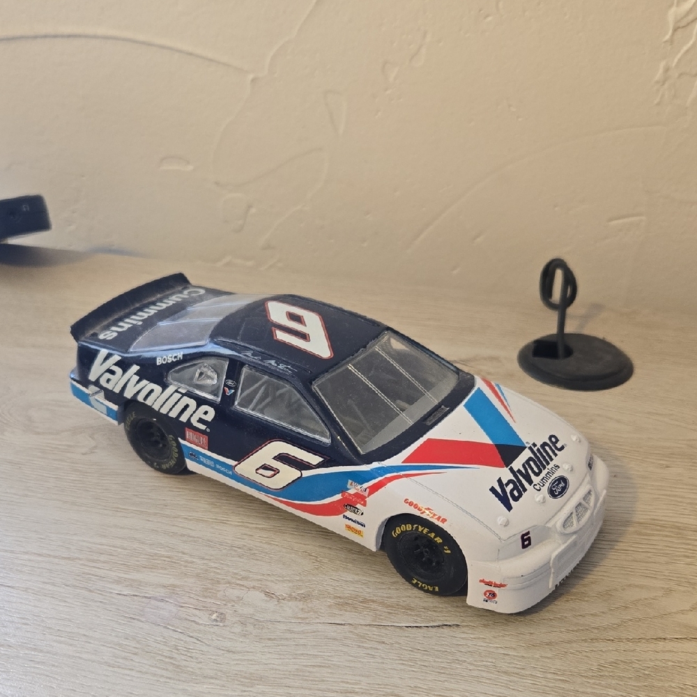 Kids Toy Car - Blue, White, and Red